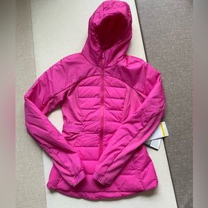 lululemon athletica Pink Hooded Puffer Jacket